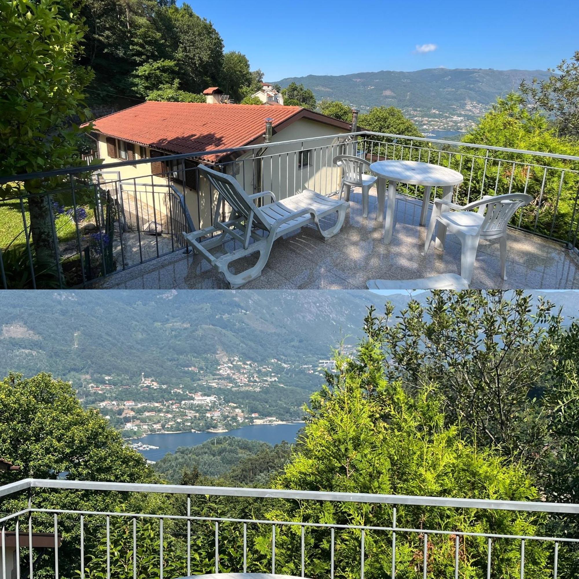 제어스 Casa De Casarelhos - Vistas Rio, Campo E Montanha - Lareira 아파트 외부 사진